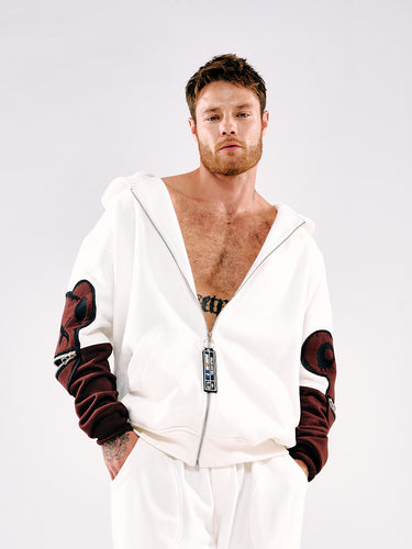 Hoodie Ziper Bear Mood